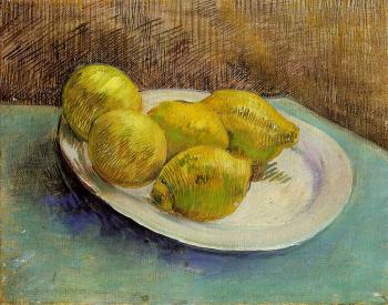 Vincent Van Gogh : Still Life with Lemons on a Plate